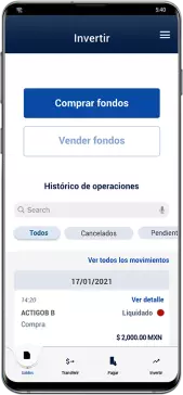Invierte desde tu celular